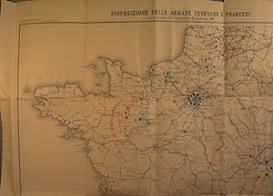 Guerra Franco-Tedesca 1870-71 Disposizione delle armate tedesche e francesi al principio dell'arm...