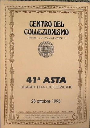 Cataloghi d'asta del Centro del Collezionismo di Muggia (Trieste).