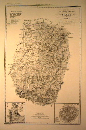 Divisione militare di Cuneo. Provincie di Alba e Mondovì.