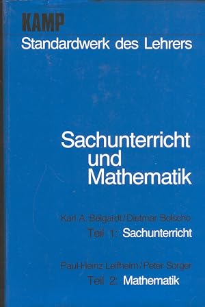 Imagen del vendedor de Standardwerk des Lehrers, Sachunterricht und Mathematik a la venta por Paderbuch e.Kfm. Inh. Ralf R. Eichmann