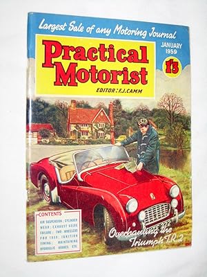 PRACTICAL MOTORIST Monthly Magazine. January 1959. ( Overhauling the Triumph TR2, Austin A35 Main...