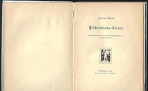 Immagine del venditore per Tschandala=Lieder Umschlagsportrt nach einer Kreidezeinung von G. Ischenhuser venduto da ART...on paper - 20th Century Art Books