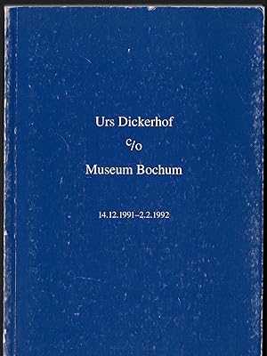 Bild des Verkufers fr SPIEGEL Acht Aufstze zu Urs Dickerhof c/o Museum Bochum 14.12.1991 - 2.2.1992 zum Verkauf von ART...on paper - 20th Century Art Books