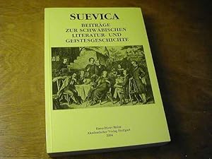 Bild des Verkufers fr In dem milden und glcklichen Schwaben und in der Neuen Welt. Beitrge zur Goethezeit. Festschrift fr Hartmut Frschle. Mit einem Geleitwort von Annemarie Griesinger (= Suevica. Beitrge zur schwbischen Literatur- und Geistesgeschichte, Bd. 9 (2001/2002 zum Verkauf von Antiquariat Fuchseck