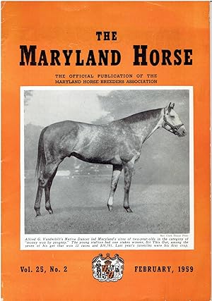 Image du vendeur pour The Maryland Horse (Vol. 25, No.2 - February 1959) mis en vente par Manian Enterprises