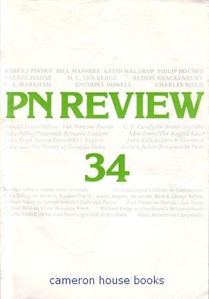 Poetry Nation Review, edited by Michael Schmidt. 34 (Vol.10 No.2)