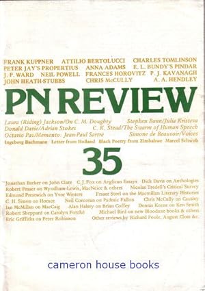 Poetry Nation Review, edited by Michael Schmidt. 35 (Vol.10 No.3)