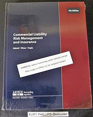 Bild des Verkufers fr Commercial Liability Risk Management and Insurance (6th Edition) zum Verkauf von Kurtis A Phillips Bookseller