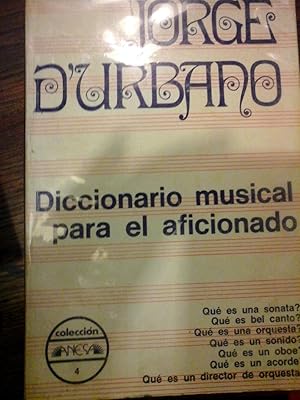 DICCIONARIO MUSICAL PARA EL AFICIONADO