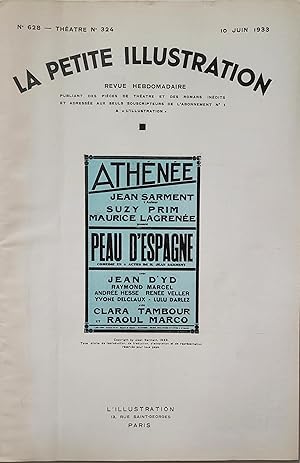 La Petite Illustration -- N° 628, Theatre N° 324 10 Juin 1933