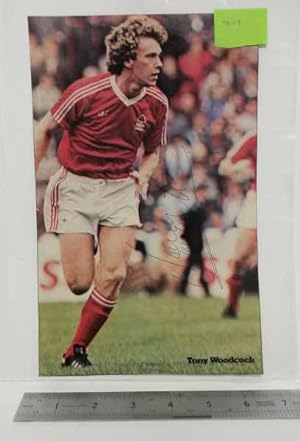 Tony Woodcock Notts Forest Hand Signed Autograph 1978