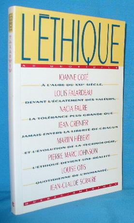 Seller image for L'ethique Au Quotidien for sale by Alhambra Books