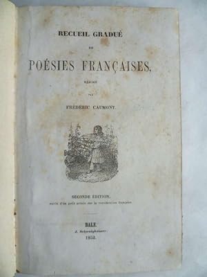 Imagen del vendedor de Recueil Gradu de Posies Francaises. Redig par F. Caumont. a la venta por Ostritzer Antiquariat
