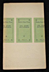Seller image for Les Jours Alcyoniens for sale by Abraxas-libris