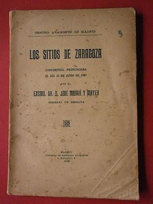 Seller image for Los Sitios de Zaragoza. Conferencia. for sale by Carmichael Alonso Libros