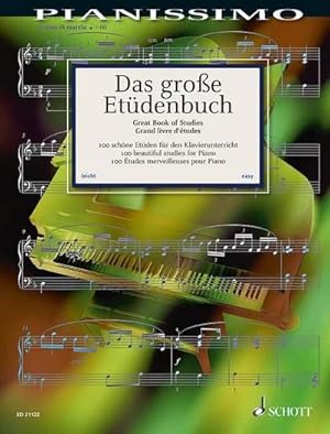 Bild des Verkufers fr Das groe Etdenbuch : 100 schne Etden fr den Klavierunterricht. Klavier. zum Verkauf von AHA-BUCH GmbH