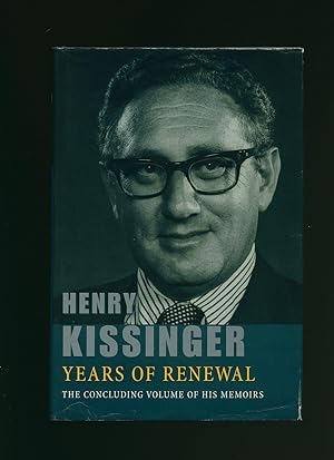 Immagine del venditore per Years Of Renewal; The Concluding Volume of his Memoirs venduto da Little Stour Books PBFA Member