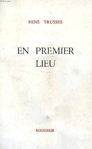 Seller image for EN PREMIER LIEU for sale by Le-Livre