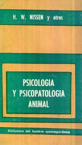 Imagen del vendedor de PSICOLOGIA Y PSICOPATOLOGIA ANIMAL a la venta por Buenos Aires Libros