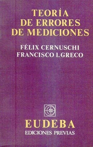 TEORIA DE ERRORES DE MEDICIONES