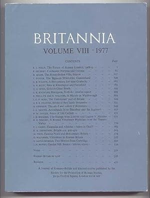 Seller image for BRITANNIA: A JOURNAL OF ROMANO-BRITISH AND KINDRED STUDIES. VOLUME 8 1977. (VOLUME VIII - 1977.) for sale by Capricorn Books