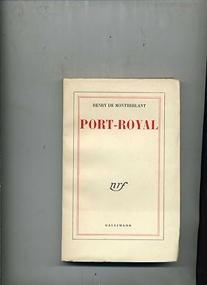 Bild des Verkufers fr PORT ROYAL zum Verkauf von Librairie CLERC