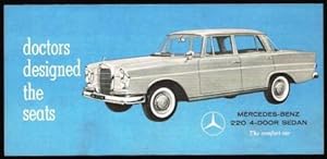 Bild des Verkufers fr Doctors Designed the Seats; Mercedes-Benz 220 4-Door Sedan zum Verkauf von Antiquarius Booksellers