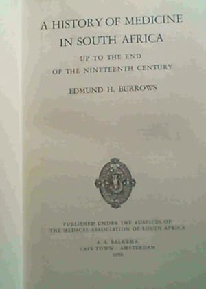 Immagine del venditore per History of Medicine in South Africa venduto da Chapter 1