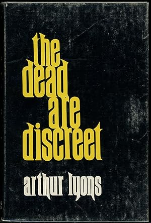 Seller image for THE DEAD ARE DISCREET for sale by John W. Knott, Jr, Bookseller, ABAA/ILAB