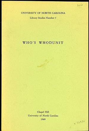 WHO'S WHODUNIT
