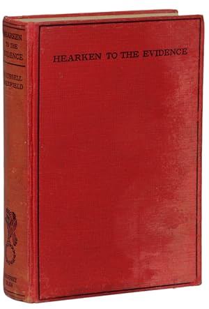 Image du vendeur pour HEARKEN TO THE EVIDENCE mis en vente par John W. Knott, Jr, Bookseller, ABAA/ILAB