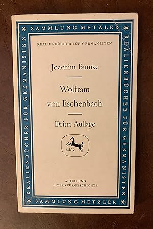 Seller image for Wolfram Von Eschenbach Dritte Auflage for sale by Three Geese in Flight Celtic Books