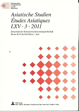 Seller image for Asiatische Studien LXV. 3. 2011. Zeitschrift der Schweizerischen Asiengesellschaft. for sale by Fundus-Online GbR Borkert Schwarz Zerfa
