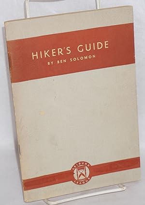 Bild des Verkufers fr Hiker's guide zum Verkauf von Bolerium Books Inc.