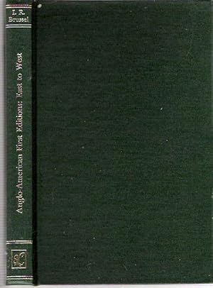 Bild des Verkufers fr Anglo-American First Editions 1826-1900 : East to West : Describing first editions of English Authors whose books were published in America before their publication in England zum Verkauf von Mike's Library LLC