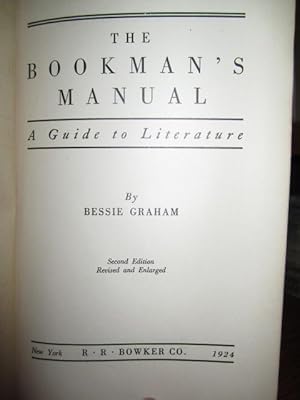 The Bookman's Manual - A Guide to Literature