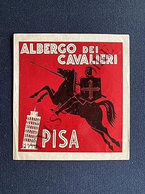 ALBERGO DEI CAVALIERI-PISA-ETIQUETTE D'HOTEL