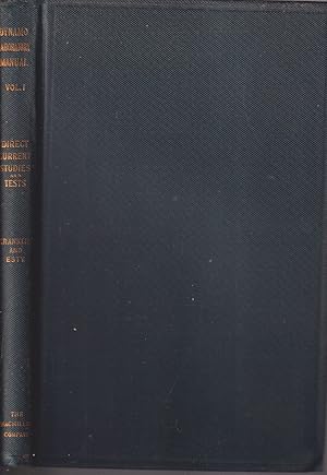 Image du vendeur pour Dynamo Laboratory Manual For Colleges and Technical Schools Volume 1; Direct-Current Studies and Tests mis en vente par Jonathan Grobe Books