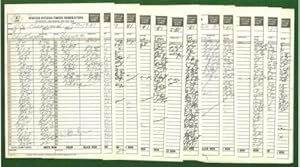 Bild des Verkufers fr 1981 United States Chess Championship and Zonal Qualifier (Score Sheets) Larry Mark Christiansen vs the field zum Verkauf von The Book Collector, Inc. ABAA, ILAB