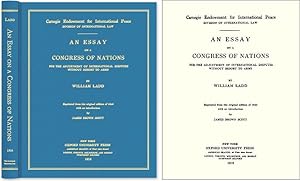 Imagen del vendedor de An Essay on a Congress of Nations for the Adjustment International. a la venta por The Lawbook Exchange, Ltd., ABAA  ILAB