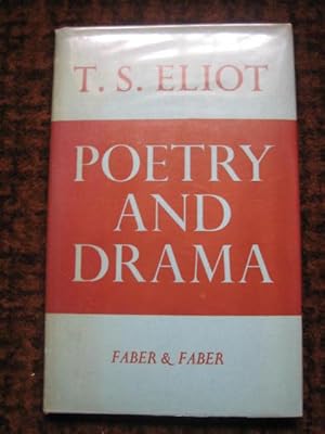 Imagen del vendedor de Poetry and Drama a la venta por Tiger books