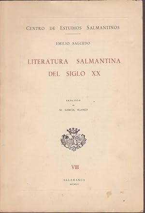 LITERATURA SALMANTINA DEL SIGLO XX