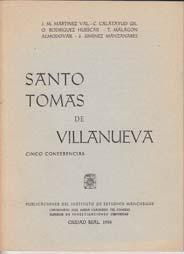 SANTO TOMAS DE VILLANUEVA - Cinco Conferencias