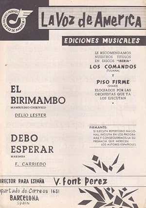 birimambo, El (Mambo-Chirivico) / Debo esperar (Marimba)