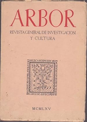 ARBOR, nº 232 - Revista de investigación y Cultura