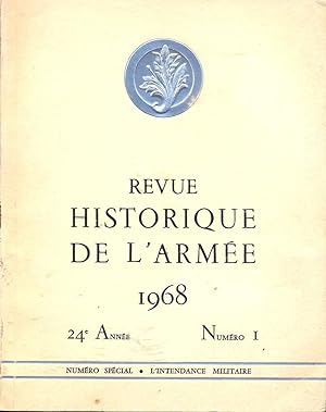 Revue historique de l'Armée 1968 24e Année Numéro I