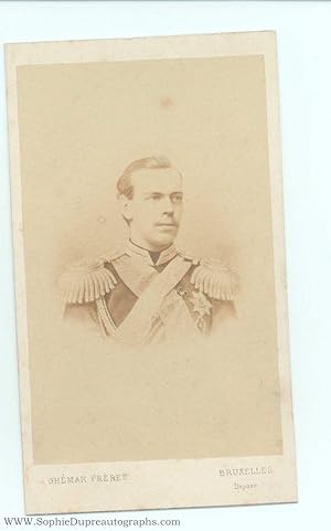 Bild des Verkufers fr Rare unsigned carte-de-visite photo by Freres (1845-1894, Emperor of Russia from 1881)] zum Verkauf von Sophie Dupre  ABA ILAB PADA