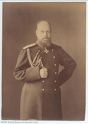 Bild des Verkufers fr Exceptional unsigned large format photo by Lehinginky (1845-1894, Emperor of Russia from 1881) zum Verkauf von Sophie Dupre  ABA ILAB PADA
