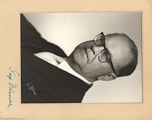 Fine photo by Bergne Portrattstudia, signed on the mount, (1901-1985), Swedish politician, The lo...