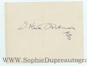 Fine signature with small cartoon sketch (William Heath, 1872-1944, Humourous Artist)